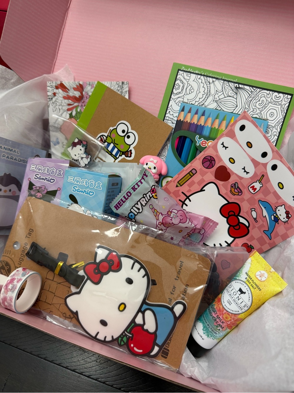 Hello Kitty & Sanrio Kawaii Stationery Gift Bundle New Items –Notebooks, Pens
